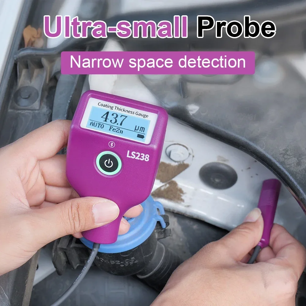 Paint Thickness Gauge - LS238 مقياس سمك الطلاء الرقمي 0.0-3500μm