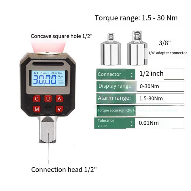 ABUP-مقياس عزم الدوران الرقمي، - مراجعة Torque Wrench Digital وسعره