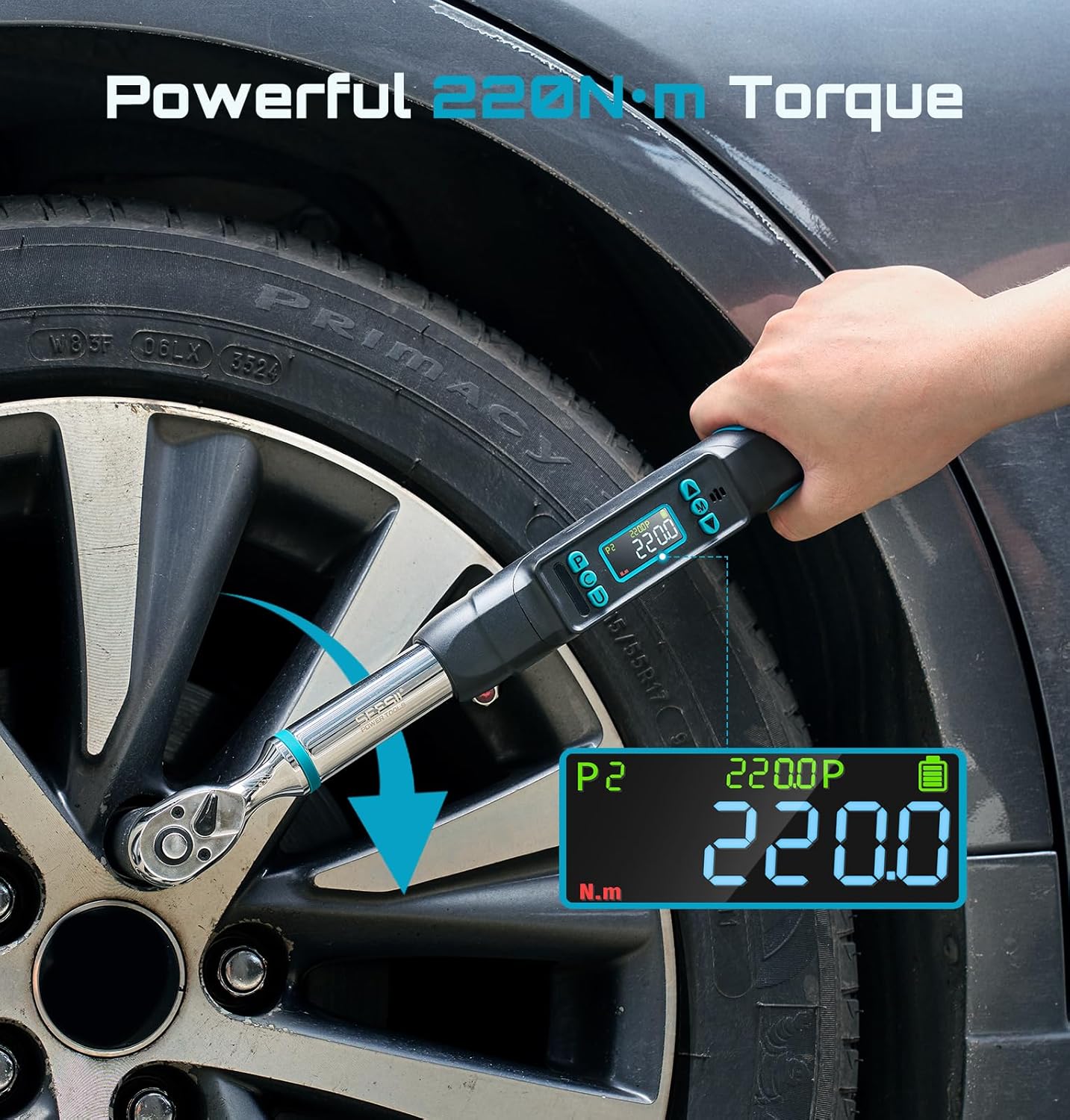 طقم مفتاح عزم رقمي SEESII D2 L - مراجعة Torque Wrench Digital وسعره