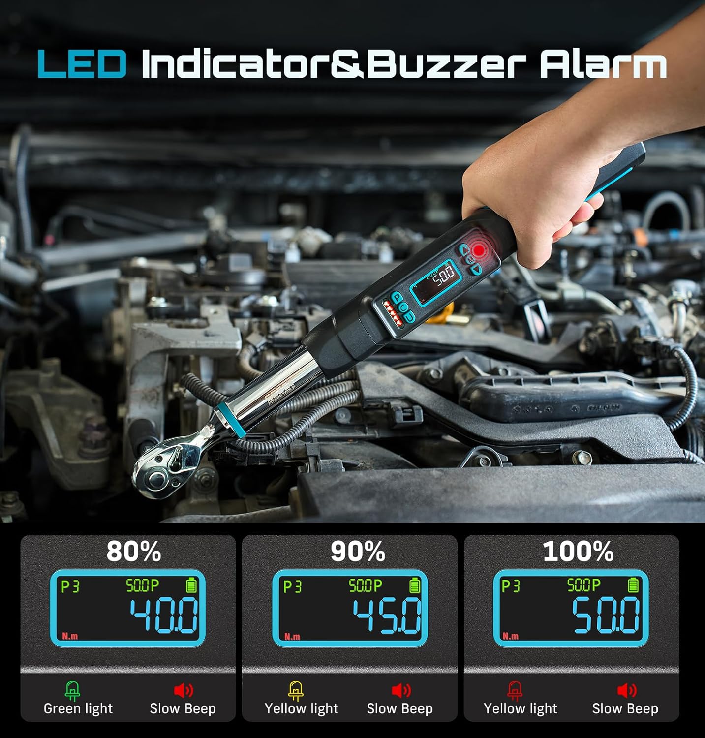 طقم مفتاح عزم رقمي SEESII D2 L - مراجعة Torque Wrench Digital وسعره